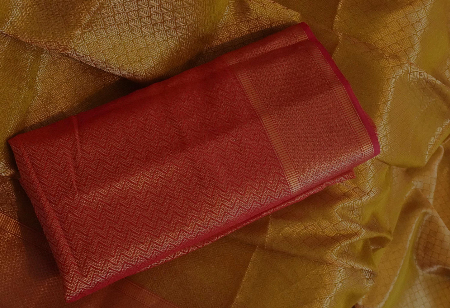 Silk Tissue Mehendi Green Rani Pink Maheshwari Leaf Jaal handcrafted Saree | Brocade | Contemporary Sari | Handloom Sattva Weaves Sari | USA
